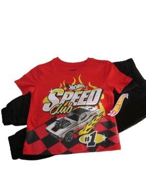Hot Wheels T-Shirt & Garanimals Pants size 4 NEW